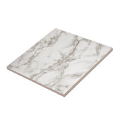 Modern White Marble Textur Muster Fliese (Seite)