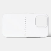 Modern White Minimalistisch & ästhetischer Bold Na Case-Mate iPhone Hülle (Rückseite (Horizontal))
