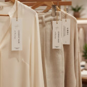 Modern White Minimalistisch Business Logo Preis-Ta