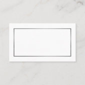 Modern White & Silver Brautparty Ticket Einladung (Rückseite)