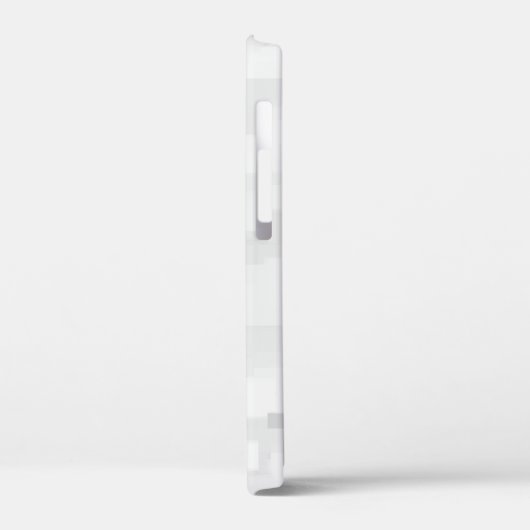 Modern White Square Pattern Case-Mate iPhone Hülle (Rückseite / Links)