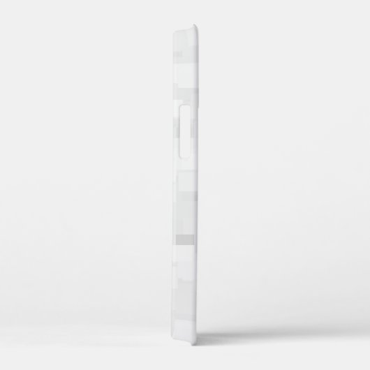 Modern White Square Pattern Case-Mate iPhone Hülle (Rückseite / Rechts)