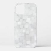 Modern White Square Pattern Case-Mate iPhone Hülle (Rückseite)
