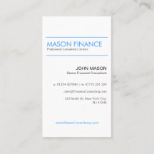 Modern White Vertikal - Berufliche Visitenkarte