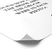 Modern Wie alt waren sie Brautparty Game-Zeichen Poster (Ecke)