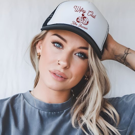 Modern Wifey Club Mrs Tote Bag, Honeymoon Wifey Truckerkappe