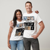 Modern Wifey for Life 5 Foto Collage T-Shirt (Unisex)