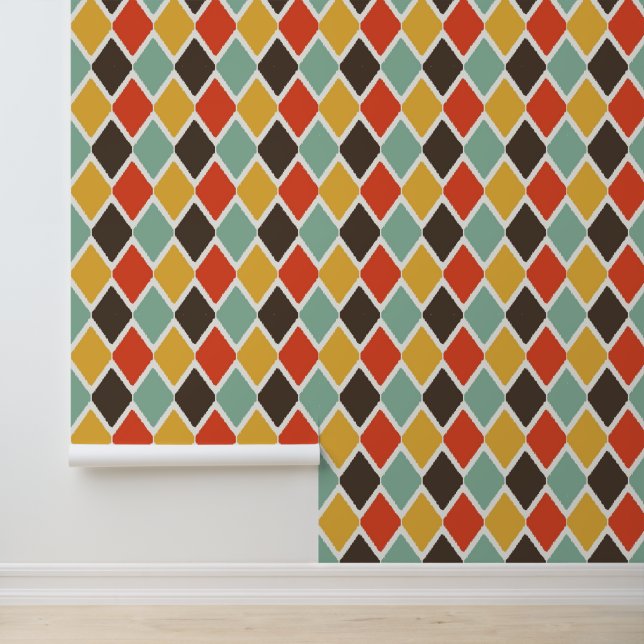 Modern Wikat-Tribal Tapete (Anwendung)