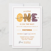 Modern Wild One Baby Shower Photo Einladung (Vorderseite)