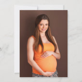 Modern Wild One Baby Shower Photo Einladung (Rückseite)