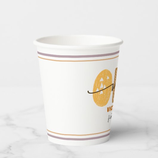 Modern Wild One first Birthday Pappbecher (Vorderseite)