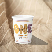 Modern Wild One first Birthday Pappbecher