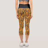 Modern Wild Tiger Pattern Leggings (Rückseite)