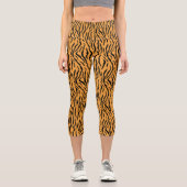 Modern Wild Tiger Pattern Leggings (Vorderseite)