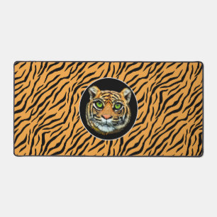 Modern Wild Tiger Pattern Schreibtischunterlage