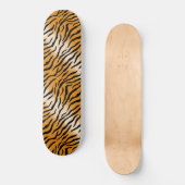 Modern Wild Tiger Pattern Skateboard (Vorderseite)
