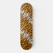 Modern Wild Tiger Pattern Skateboard (Vorderseite)
