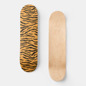 Modern Wild Tiger Pattern Skateboard (Vorderseite)