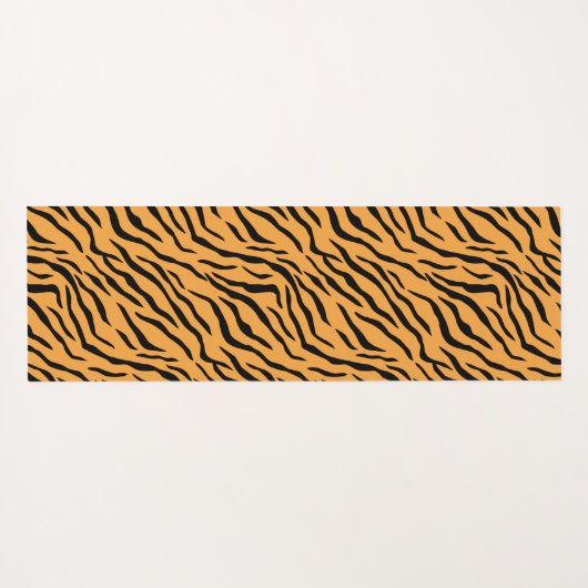 Modern Wild Tiger Pattern Yoga Mat Yogamatte (Rückseite (Horizontal))