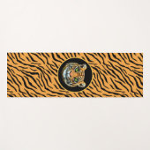 Modern Wild Tiger Pattern Yoga Mat Yogamatte (Vorderseite (Horizontal))