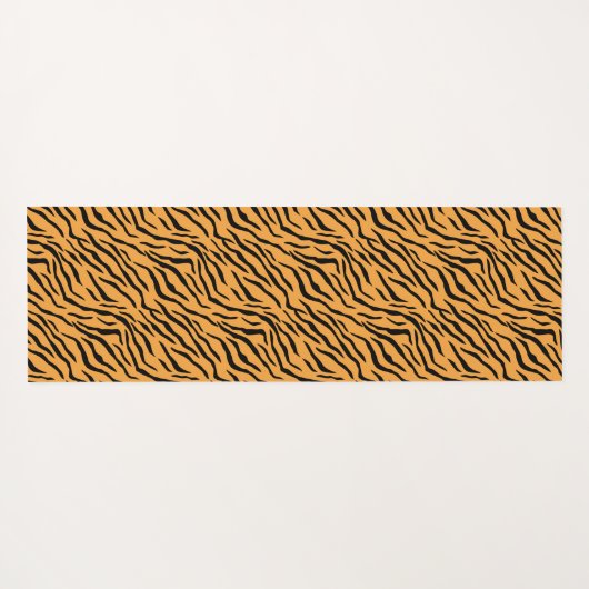 Modern Wild Tiger Pattern Yogamatte (Rückseite (Horizontal))