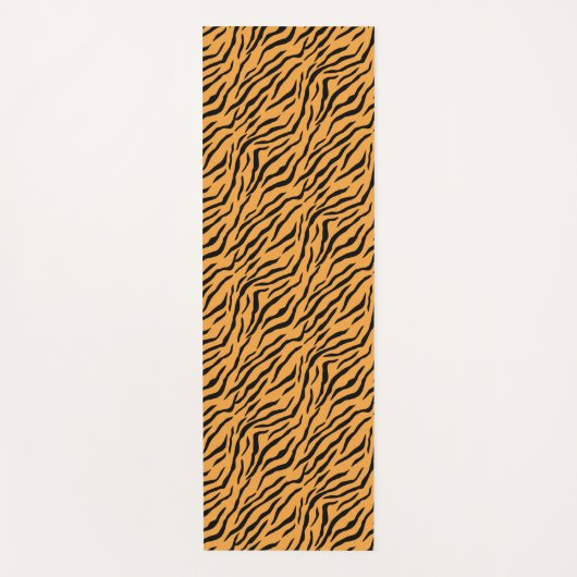 Modern Wild Tiger Pattern Yogamatte (Vorderseite)