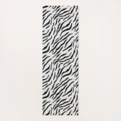 Modern Wild White Tiger Muster Yoga Mat Yogamatte (Rückseite)