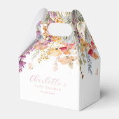 Modern, Wildblume, Babydusche Geschenkschachtel (Vorderseite)