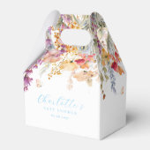 Modern, Wildblume, Babydusche Geschenkschachtel (Vorderseite)