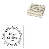 Modern Wildflowers and Twigs and Design Gummistempel (Stempel)