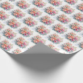Modern Wildflowers Beautiful Luxury Collection Geschenkpapier (Ecke)
