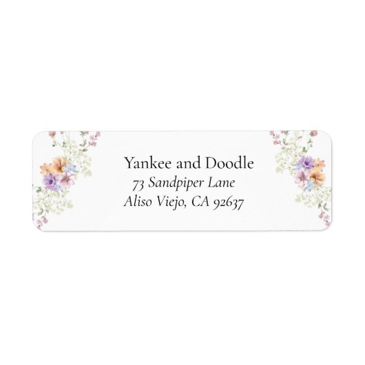 Modern wildflowers spring wedding (Vorne)