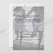 Modern Wildflowers Whimsical Script Custom Photo (Rückseite)