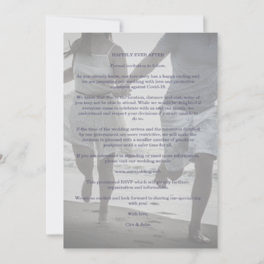 Modern Wildflowers Whimsical Script Custom Photo (Rückseite)