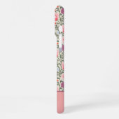 Modern Wildflowers with Name iPhone Hülle (Linke Seite)