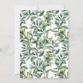 Modern Winter Fir Cone Weihnachtsfeier Party Einla Einladung (Rückseite)