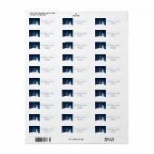 Modern Winter Happy Holiday Trees (Vorne)