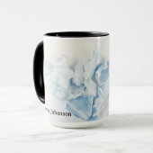 Modern Winter Thaw Abstract Ice Tasse (Vorderseite Links)