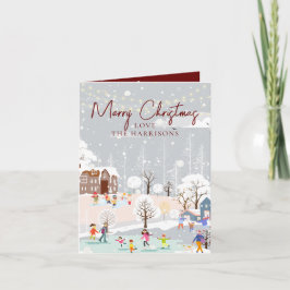 Modern Winter Wonderland 1 Foto Frohe Weihnachten