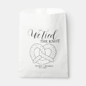 Modern Wir band die Knoten Bretzel Gevor Tasche Ho Geschenktütchen (Vorderseite)
