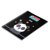 Modern Wir barren Bears Panda Kinder Note Book Notizblock (Linke Seite)