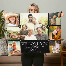Modern Wir Liebe Sie Gigi Familie Foto Collage Fle
