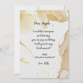 Modern wird meine überwältigende Einladung sein (Vorderseite)