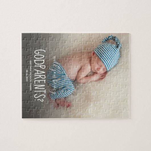 Modern wirst du mein Eltern-Baby sein Puzzle (Horizontal)