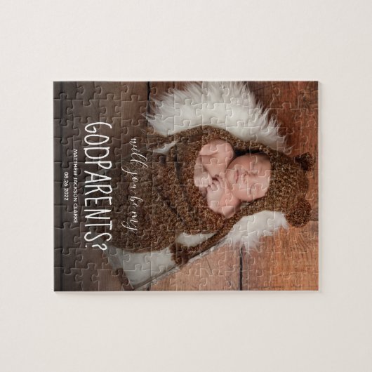 Modern wirst du mein Eltern-Baby sein Puzzle (Horizontal)