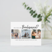 Modern wirst du meine Bridesmaid sein? | FotoColla (Stehend Vorderseite)