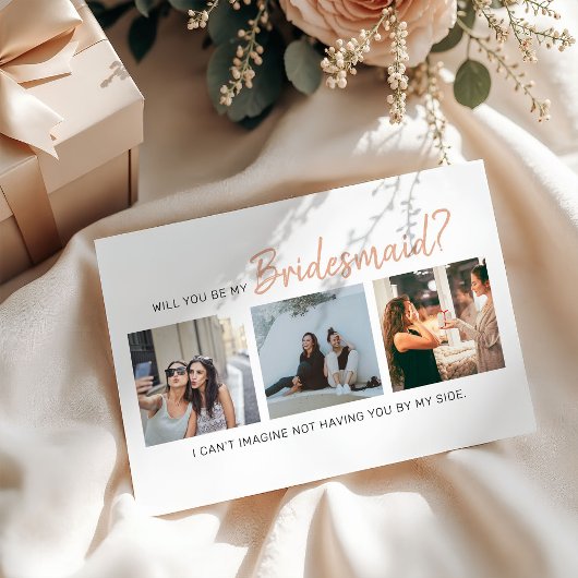 Modern wirst du meine Bridesmaid sein? | FotoColla