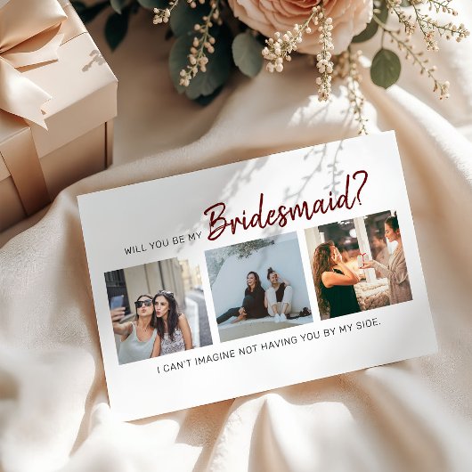 Modern wirst du meine Bridesmaid sein? | FotoColla