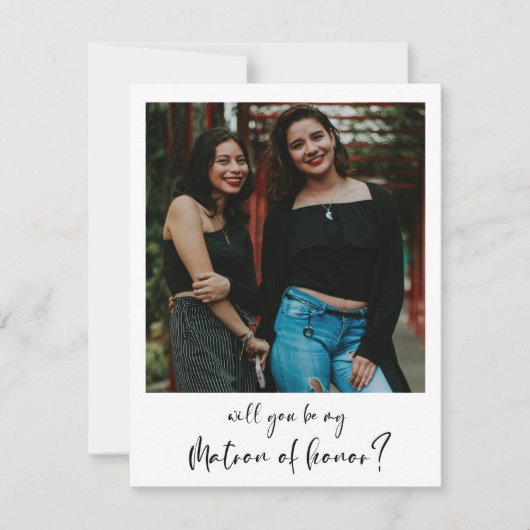 Modern Wirst du meine Ehrenkarte sein? (Vorderseite)