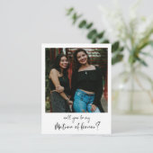 Modern Wirst du meine Ehrenkarte sein? (Stehend Vorderseite)